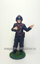 Офицер танковых частей Вермахта (Германия), 1941-45 гг, 54мм - фото