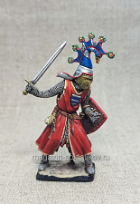 Миниатюра из олова ИЛ2349.07.01.54 Херранд фон Вильдони, XIII в., 54 мм, Студия Большой полк - фото