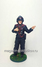 Офицер танковых частей Вермахта (Германия), 1941-45 гг, 54мм - фото