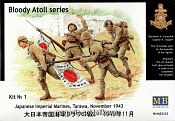 MB 3542 Серия "Кровавый Атолл" Набор №1, Японские императорские морские (1/35) Master Box