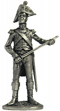 Миниатюра из металла 039. Офицер линейной пехоты, Франция 1805 г. EK Castings - фото