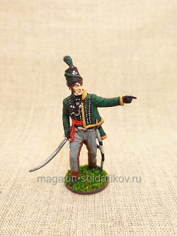 Офицер 95-го стрелкового полка. Великобритания 1810-15 гг., 54 мм