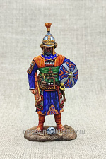 Миниатюра из олова Знатный монгольский воин - Куликовская битва, 54 мм, Большой полк - фото