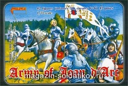Солдатики из пластика Армия Жанны д'Арк (1/72) Strelets (005) (005)