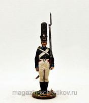 Миниатюра из олова Русский гренадер 1805-07 гг. 54 мм,Студия Большой полк - фото