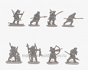Охотники (8 шт, серебристый), 54 мм, Воины и битвы - фото