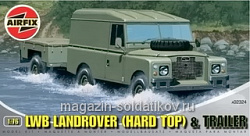 Сборная модель из пластика А Грузовик LWB LANDROVER (HD/TOP (1/76) Airfix