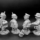 WWI: Германская армия, набор №2 - комплект шаржевых фигур из 4-х штук