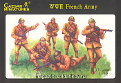 Солдатики из пластика Французская армия. Вторая мировая война (1/72) Caesar Miniatures - фото