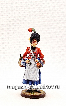 Миниатюра из олова Французская маркитантка, 1802-15 гг., Студия Большой полк
