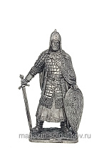 Миниатюра из олова 361. Князь Александр Невский (1221-1263 гг.) 54 мм, EK Castings - фото