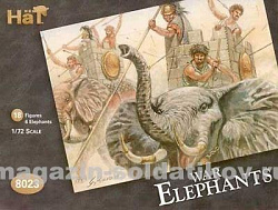 Солдатики из пластика War Elephants, (1:72), Hat (8023) (8023)
