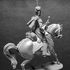 Сборная миниатюра из смолы Трубач Лейб-Гвардии Черноморской казачьей сотни, Россия 1812-14, 54 мм, Chronos miniatures (CHM-54365) (CHM-54365)