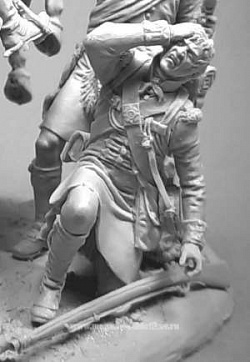 Сборная фигура из металла Рядовой (№3) 42-го Королевского полка шотландских горцев«Черная Стража», 54мм, V.Danilov