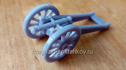 3D печать Пушка объемная (легкое орудие) - комплект для сборки, 1:32, Уфимский солдатик