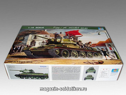 Сборная модель из пластика Танк Т - 34/76 мод. 1943г. 1:16 Трумпетер