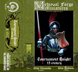 Бюст из смолы Tournament Knight of the 15th Century, 1:10 Medieval Forge Miniatures