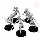 Сборные фигуры из смолы Voidstalkers Squad, 28 мм, Артель авторской миниатюры «W»