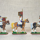 Солдатики из пластика Смоленский драгунский полк, 1700-1721 гг. (набор в росписи), Большой полк (Р022(54-007)) (Р022(54-007))