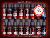 Набор красок 16 шт: Leather and metal - фото