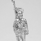 Сборные фигуры из металла Идущий в строю рядовой армейских полков (ружье на плечо) 1783-96 гг. 28 мм, Figures from Leon