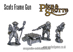 Сборные фигуры из пластика WGP-SFR(SFG)-01 Frame Gun с расчётом BLI Warlord (WGP-SFR-01) (WGP-SFR-01)