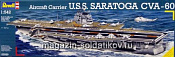 RV 05089 Авианосец U.S.S. Saratoga CVA-60, 1:542, (5) Revell