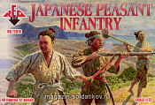 Солдатики из пластика Японская крестьянская пехота (1/72) Red Box - фото
