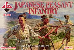 Солдатики из пластика Японская крестьянская пехота (1/72) Red Box