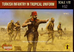 Солдатики из пластика Turkish Infantry in Tropical Uniform (1/72) Strelets (М122) (М122)