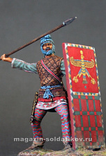 Сборная фигура из металла Persian Warrior 5 c. b. c., 54 мм, Alive history miniatures - фото