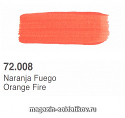 : Огненно-оранжевый, Vallejo