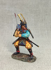 Миниатюра из олова Самурай, 54 мм, Большой полк - фото