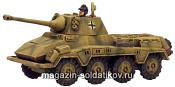 Сборная модель из пластика Sd Kfz 234/2 Puma w/ 234/1 option (15мм) Flames of War - фото