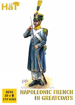 Солдатики из пластика Napoleonic French Infantry in Greatcoats (1:72), Hat