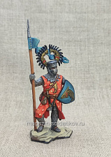 Миниатюра из олова Рыцарь-миннезингер - фото