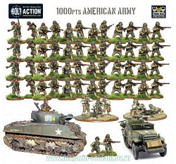 Сборные фигуры из металла Стартовая Армия США BOX, Warlord (WGB-AI-10) (WGB-AI-10)