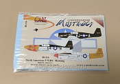 Сборная модель из пластика Декаль 48-116 North American P-51B/C Mustang 1/48 CAM - фото