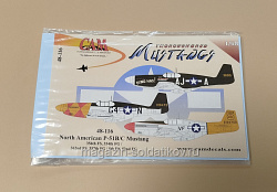 Сборная модель из пластика Декаль 48-116 North American P-51B/C Mustang 1/48 CAM (Q532-017) (Q532-017)