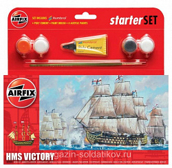Сборная модель из пластика А Корабль HMS VICTORY (1:750) Airfix (55104) (55104)