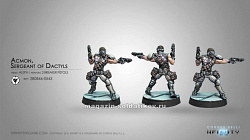 Сборная фигура из металла Acmon, Sergeant of Dactyls (2 Breaker Pistols) Infinity