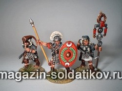 Сборные фигуры из пластика Командный взвод наемников (3) BLI Warlord (WG-IR-AUX-2) (WG-IR-AUX-2)
