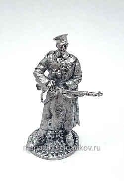 Миниатюра из олова 852 РТ Казак 3 (Белая гвардия), 54 мм, Ратник (852-РТ) (852-РТ)