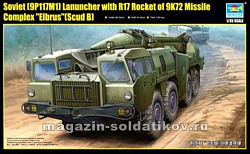 Сборная модель из пластика Ракетная установка Soviet SS-1D SCUD-C (1:35) Трумпетер (01019) (01019)