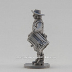 Сборная миниатюра из смолы Барабанщик, стоящий, 28 мм, Аванпост
