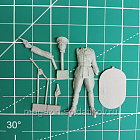 Сборная миниатюра из смолы Британский офицер 1/35 Shot Mini (GB-1-S) (GB-1-S)