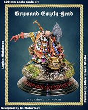 Сборная миниатюра из смолы Grymaad Empty-Head 120 mm, Legion Miniatures - фото