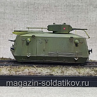 Модель в боксе Тяжелая бронедрезина БДТ 1/72 (208-173) (208-173)