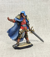 Миниатюра из олова Ловец душ, 54 мм - фото