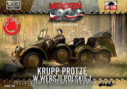 Сборная модель из пластика Krupp-Protze (polska armia), 1:72, First to Fight